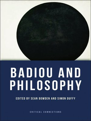cover image of Badiou and Philosophy